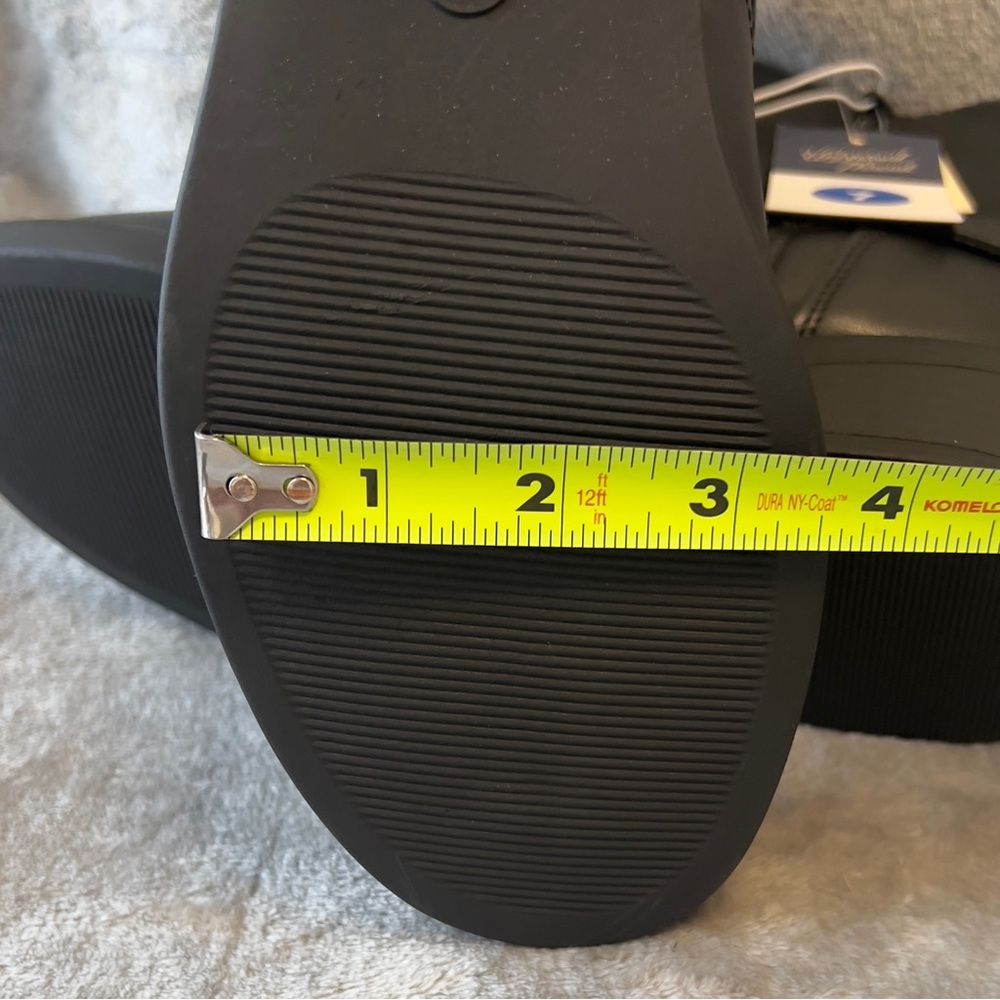 Universal Thread Black Connor Ankle Boots With Memory Foam Insole Size 7 - Picture 6 of 8